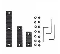 OAREA3 Tamaños 21mm Ranura de Caza Táctica Aluminio Keymod Alcance Montaje 55mm 75mm 135mm Picatinny Weaver Rail Airsoft Pistola de Disparo Accesorio