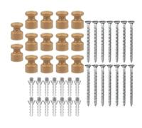OASHISU 14 piezas Aisladores de porcelana para instalación con cable trenzado textil, aisladores para cables trenzados, aislante de porcelana, Bronce brillante, Ø18 mm, aisladores de cerámica vintage