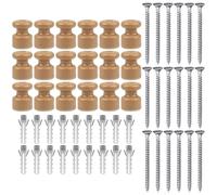 OASHISU 18 piezas Aisladores de porcelana para instalación con cable trenzado textil, aisladores para cables trenzados, aislante de porcelana, Bronce brillante, Ø18 mm, aisladores de cerámica vintage