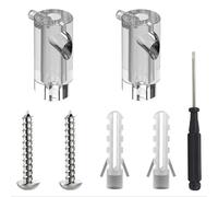 OASHISU Gancho Descentralizador Techo [2 PZ, Transparente, plástico ABS], Desplaza Luz Lámparas, Soporte Decorativo, Descentrador Lámparas de pared o techo, Descentrador de cables eléctricos