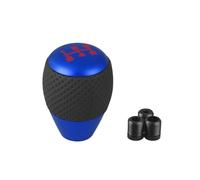 OASHYUER Manija Liberación Freno Cabezal de cambio perilla 5 velocidades para coche con adaptador M8 M10 M12, palanca cambios aluminio,nivel engranaje(A)