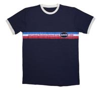 Oasis 1996 Tour Horizontal Stripes Ringer con licencia Camiseta hombre