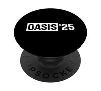 Oasis 2025 Vacation California CA Vintage Retro Souvenirs PopSockets PopGrip Adhesivo