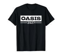 Oasis 2027 Vacation California CA Souvenirs Camiseta gráfica económica, Hombre, Negro, L