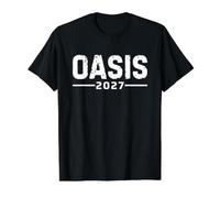 Oasis 2027 Vacation California CA Souvenirs Camiseta gráfica económica, Hombre, Negro, L