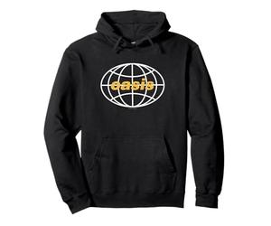 Oasis Amazon Exclusive All Around The World 1997 Black Sudadera con Capucha