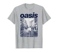 Oasis Amazon Exclusive WTSMG In Grey Camiseta, Hombre, Gris Jaspeado, M