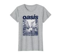 Oasis Amazon Exclusive WTSMG In Grey Camiseta, Mujer, Gris Jaspeado, M