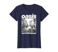 Oasis Amazon Exclusive WTSMG In Navy Camiseta, Mujer, Azul Marino, M