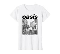 Oasis Amazon Exclusive WTSMG In White Camiseta, Mujer, Blanco, M