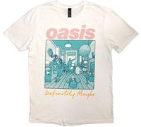 Oasis Camiseta de manga corta Definitely Maybe Illustration Colour Unisex White M