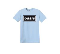 Oasis Camiseta 'Oasis Decca Logo T-Shirt' azul L EUR