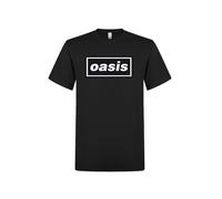 Oasis Camiseta 'Oasis Decca Logo T-Shirt' negro XXL EUR