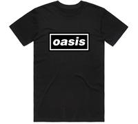 Oasis 'Classic Logo' (Negro) T-Shirt - ¡NUEVO Y OFICIAL