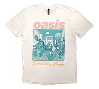 Oasis Definitely Maybe Illustration Colour con licencia Camiseta hombre