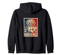 Oasis del Nilo Egipto Palmera Velero Historia Sudadera con Capucha