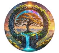 Oasis Fantasía Rompecabezas Redondo 1000p Adultos-Niños El mar Circular Puzzle Niños: Kinder Können Es Nicht Machen Hombres 1000pcs (67.5x67.5cm)