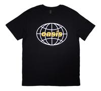 Oasis Globe Logo con licencia Camiseta hombre