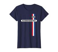 Oasis Knebworth In Navy Camiseta, Mujer, Azul Marino, S