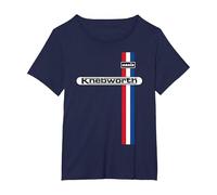 Oasis Knebworth In Navy Camiseta, Mujer Tallas Grandes, Azul Marino, 6XL Grande