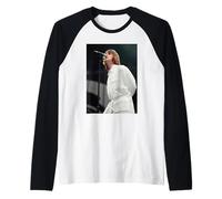 Oasis Liam Gallagher en Vivo Knebworth Britpop 1996 Camiseta Manga Raglan