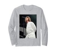 Oasis Liam Gallagher en Vivo Knebworth Britpop 1996 Manga Larga