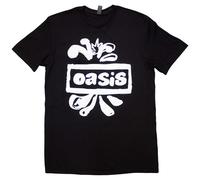 Oasis Logo Splat con licencia Camiseta hombre