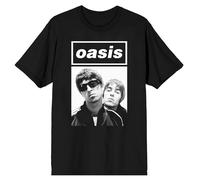 Oasis Noel And Liam - Camiseta con foto en caja, color negro, Negro, XXL