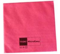 Oasis Pro Taski MicroEasy Microfibre Cloth Red 37 x 38 cm with Non-Woven Fabric Technology Universal