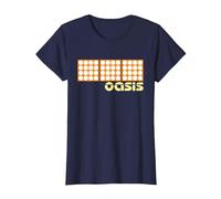 Oasis Stadium Lights Camiseta, Mujer, Azul Marino, M
