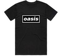 Oasis - T-Shirt # M Unisex Black # Decca Logo