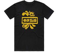 Oasis - T-Shirt # M Unisex Black # Drawn Logo