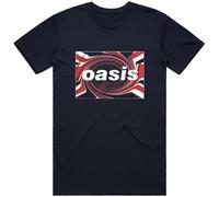Oasis - T-Shirt # S Unisex Blue # Union Jack