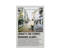 Oasis What's The Story (Gloria de la mañana) 1995 - Póster vintage en lienzo para pared, pintura decorativa retro para el hogar, dormitorio, sala de estar, decoración de 12 x 18 pulgadas (30 x 45 cm)