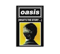 Oasis What's The Story Morning Glory - Póster artístico para decoración de pared, póster de interior, decoración de bar, restaurante, estética, póster para sala de estar, 30 x 45 cm, sin marco
