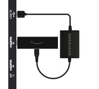 Oassuose - Adaptador de cable de alimentación USB para Fire TV Stick, potencia la transmisión de TV directamente desde el puerto USB de TV (elimina el adaptador de CA y el cable de alimentación muy