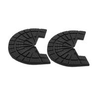 OATIPHO 1 Par Base antideslizante almohadilla del talón del zapato almohadillas para zapatos de tacón taloneras de botas talonera para reparación de botas taloneras para caucho Negro