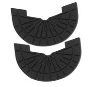 OATIPHO 1 Par Base Antideslizante Taloneras Para Zapatos Únicos De Zapatos Talonera Para Reparación De Botas Para Reparación De Calzado Caucho Negro