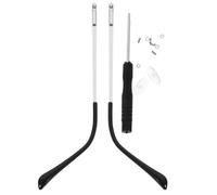 OATIPHO 1 par de patas de resorte de metal accesorios para gafas para reparación de vidrios, espectáculo marco accesorios kit with Screwdriver, Screws & Nose Pads (Check Dimensions Before Buying)