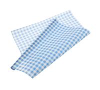 OATIPHO 1 Rollo Papel Encerado de para Envoltura de Alimentos Antiadherente para Sándwiches y Envasado de Comida Diseño de Cuadro Azul para Almacenamiento y Presentación de Alimentos