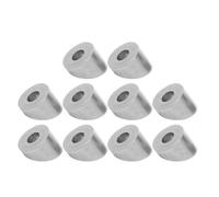OATIPHO 10 Arandelas Biseladas de Acero Inoxidable 1/4 de Pulgada Ángulo 30 Grados para Barandilla de Cable, Espaciadores Metálicos para Kit Cables Riel, Soportes para Terraza y Escalera