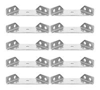 OATIPHO 10 Escuadras de Acero Inoxidable para Muebles Soporte Angular de Esquina Fijaciones para Juntas 3 Lados 10 Unidades Resistentes y Multifuncionales para Armarios y Gabinetes