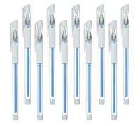 OATIPHO 10 Piezas Bolígrafo De Belleza Impermeable Piel Aseo Ceja Frente Portátil Posición Tinte Natural Peca Adulto Calificación Facial Marcadores De Contorno Rotulador El Plastico Azul