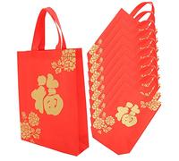 OATIPHO 10 Piezas Bolsa Reutilizable de Año de Bolsa de Decoración para Festival de Primavera Práctica y Ligera para y Decoraciones Festivas