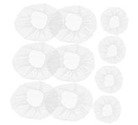 OATIPHO 100 Piezas Gorros Desechables de Nylon para Cabello Protección para Cocina y Trabajo Diseño Transpirable y Cómodo para Alimentarios y Doméstico
