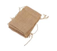 OATIPHO 10piezas Arpillera Cordón Bolsas Para Bolsas De Hechas Mano Para Fiestas Navidad Bodas