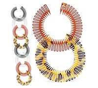 OATIPHO 10piezas Peines Circulares Elásticos Peine Pelo Postizo Diadema Elástico Colores Aleatorios