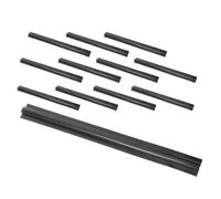 OATIPHO 12 Piezas Cubierta Protectora del de Cables del automóvil Mangas de Cable gestión de del Coche Funda de Organizador de PVC Black