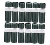 OATIPHO 12 Piezas Unidades Tubos Kraft Envases Redondos Reutilizables para Aceite Esencial Té Incienso Almacenaje Resistente Portátil Color Verde Oscuro
