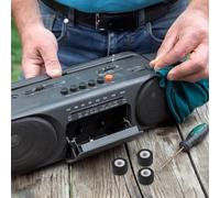 OATIPHO 12 Rodillos de Presión para Cinta de Radio y Grabadora Accesorios de Polea de Rodamiento de 9 MM Plástico Resistente para Reparación y Reemplazo de Casetes Uso Equipos de Audio